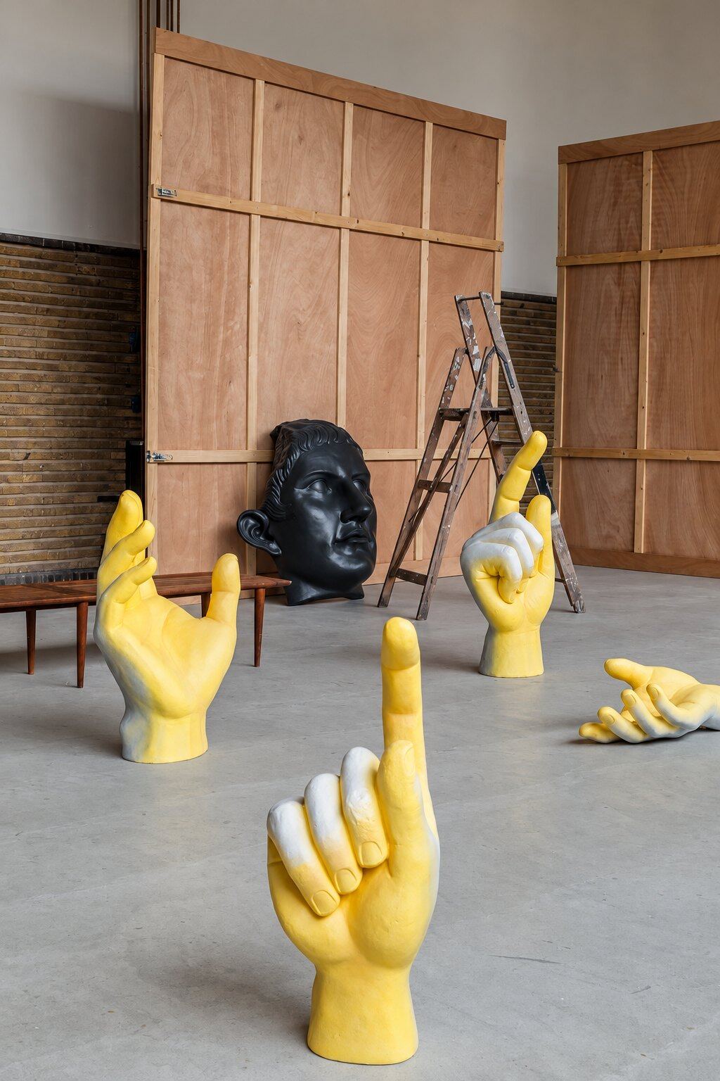 Sculptural hands by Studio Haring