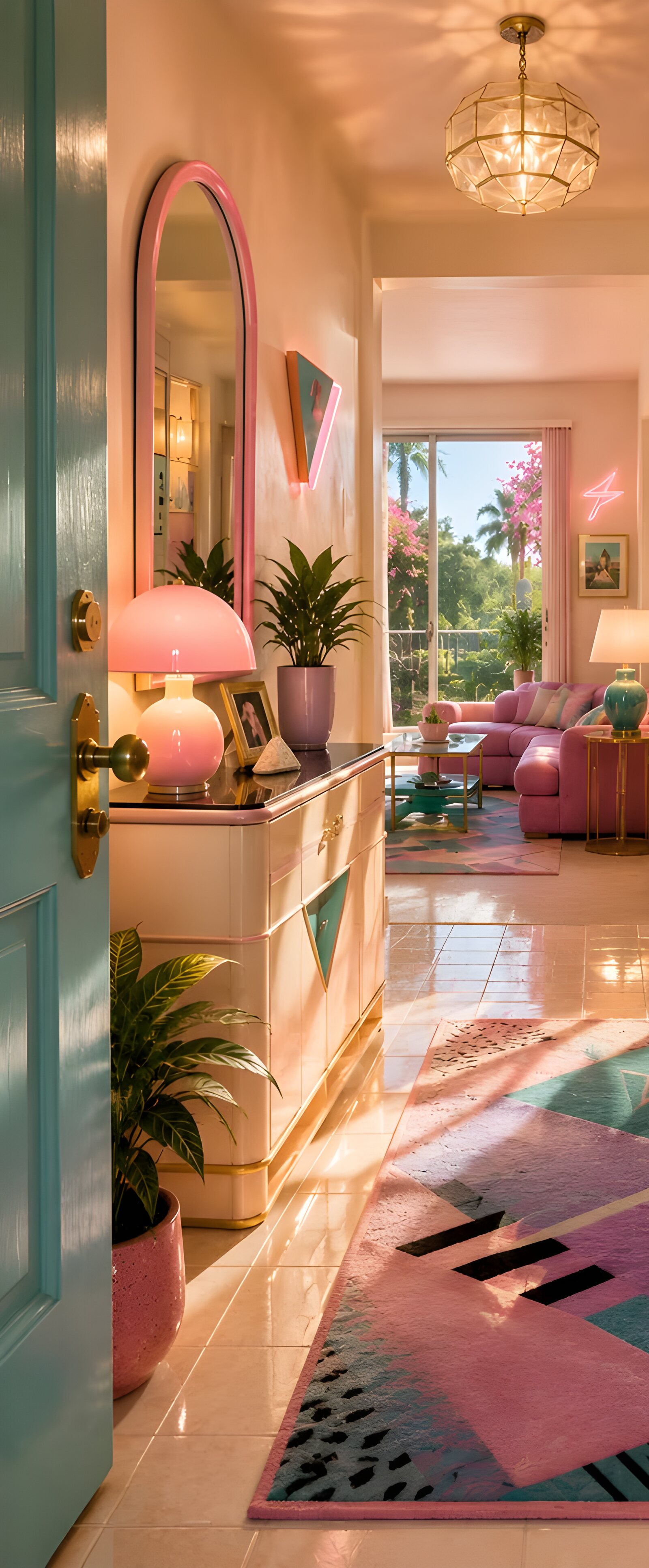Eclectic interior