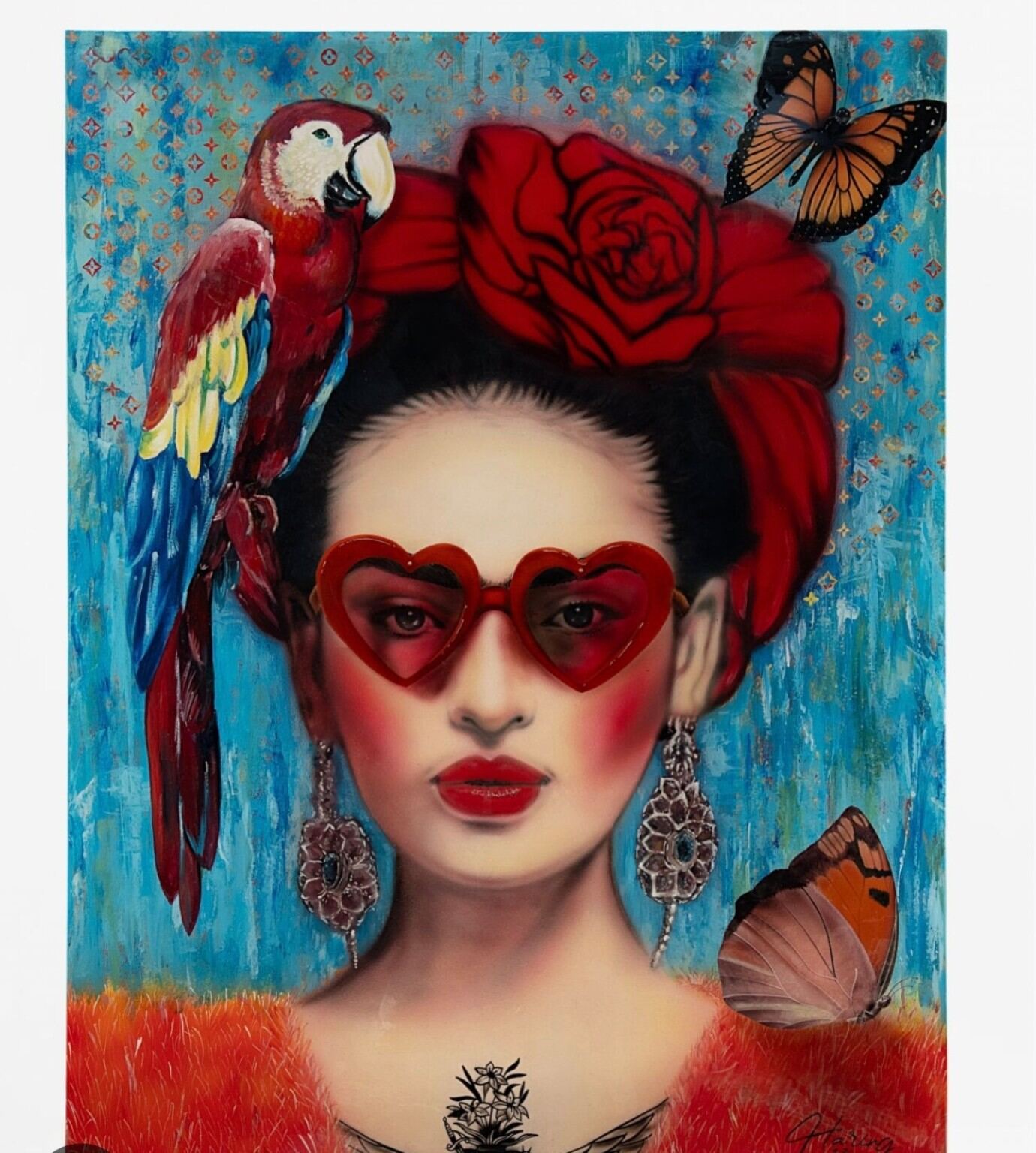 Colorful studio artwork